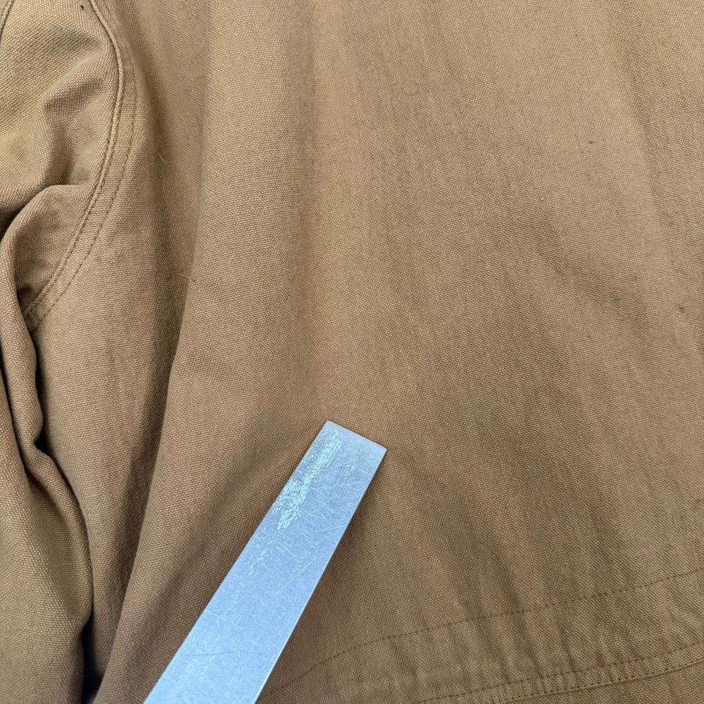 Vintage Maxwear Barn Chore Coat Jacket Large Removable Liner Workwear Leather - Picture 9 of 16